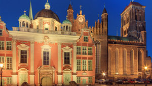 Kościół Mariacki. Apartamenty Bajkowy Gdańsk- Stare Miasto, Starówka, centrum